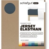 schlafgut Easy Jersey 180 x 200 - 200 x 220 cm gray deep