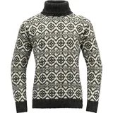 Devold of Norway Hoddevik Wool High Neck Anthrazit / Weiß L