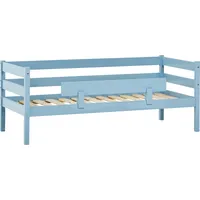 Hoppekids Einzelbett »ECO Comfort Kinderbett, Kiefer Massivholz, Jugendbett inkl. Rollrost«, 70x160 cm, wahlweise in verschieden Farben/ Matratze/ Absturzsicherung, blau