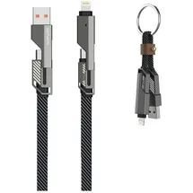 4smarts USB-C auf Apple Lightning 1,5 m Grau