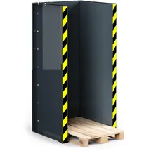 RR Industrietechnik Paletten Stapel Station Stahl 2145x1020x945 mm Anthrazitgrau
