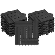 Woltu WPC Terrassendiele 2 m anthrazit