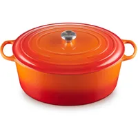 Le Creuset Signature Bräter 40 cm oval ofenrot