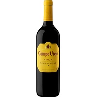 CAMPOVIEJO Tempranillo Rotwein – Spanischer Rotwein mit Fruchtaromen, würzigen Kräuternoten & zarter Vanille-Kokos-Süße – Weinbox-Set | 6 x 0,75 L | 750 ml (6er Pack)
