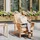 Outsunny Gartenstuhl 97 x 72 x 93 cm natur