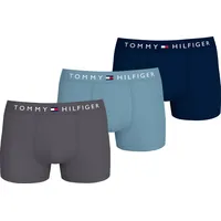 Tommy Hilfiger Underwear Trunk 3P TRUNK DTM (Packung, 3-St., 3er) mit Logobund blau L (52)