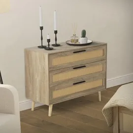 ML-Design Sideboard 100 x 77 x 40 cm Beige
