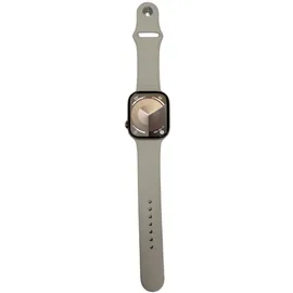 Apple Watch Series 10 GPS + Cellular 46 mm Titangehäuse gold Sportarmband polarstern S/M