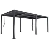sweeek Bioklimatische Pergola Palace 6 x 3 m grau