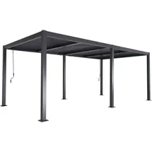 sweeek Bioklimatische Pergola Palace 6 x 3 m grau