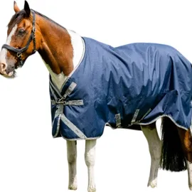 Horseware Weidedecke Amigo 100g 1200D Turnout 125 cm Navy/Silber