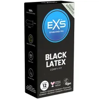 EXS Condoms EXS Black Latex Comfy Fit
