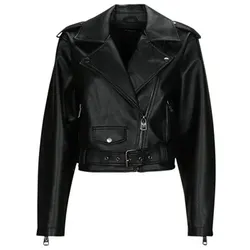 Only  Lederjacken ONLLOUIE FAUX LEAHTER BIKER OTW  in Schwarz, EU L