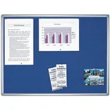 Franken Pinnwand PRO 150 x 100 cm blau