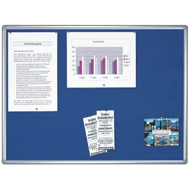 Franken Pinnwand PRO 150 x 100 cm blau