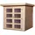 Weka Gartenhaus 321 2,99 x 2,5 m natur