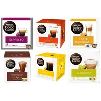 Nescafé Dolce Gusto  6x16 Kaffeekapseln Set Probierpaket 6er Pack 96 Stück
