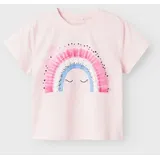 NAME IT Kurzarmshirt NMFDITTO NREG SS TOP BOX rosa 92 EU