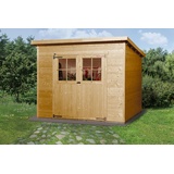 Weka Gartenhaus 325 2,54 x 1,94 m lasiert