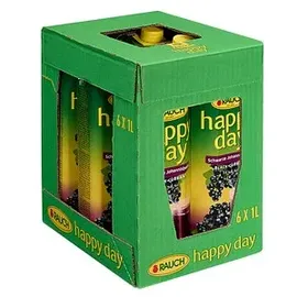 Happy Day Fruchtnektar Schwarze Johannisbeere 6x 1,0 l