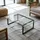 Tulup Tischplatte Transparent, Glas, Rechteckig, 120x0.4x80 cm Esszimmer, Tische, Esstische, Tischsysteme, Tischplatte