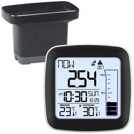 Infactory Digitale Funk-Wetterstation Schwarz 35.1129.01