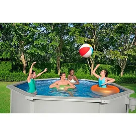 BESTWAY Hydrium Stahlwandpool Komplett-Set Ø 360 x 120 cm inkl. Sandfilteranlage