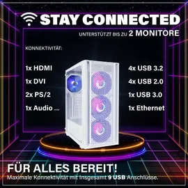 hyper byte Essential Gaming PC AMD Ryzen 3 3200G 4,0 GHz 16 GB RAM 256 GB SSD Win 11 Pro