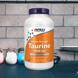 NOW Foods Taurine Double Strength 1000 mg veg Kapseln 250 St.