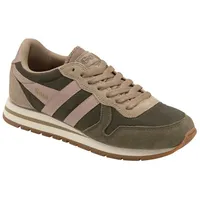 GOLA Sneaker Daytona Chute 2024, khakigrün/cappuccinobraun/korallenrosa Damen