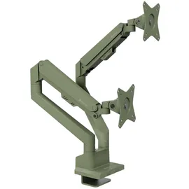Arozzi Alzare Neo Duo Monitorarm mit Gasfeder 2 Arme Grün