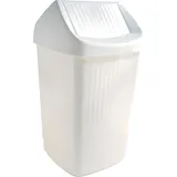 Teko-plasik /Bekaform Bekaform Schwingdeckeleimer 50 l Weiß
