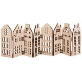 VBS Holz-Silhouette Skyline B 47 x H 15 cm