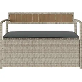vidaXL Gartenbank 55 x 74 x 0 cm Grau