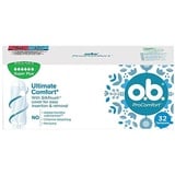 o.b. Original Super Plus Tampons mit geschwungenen Rillen / Für zuverlässigen Schutz ideal für sehr starke Tage / 32er Pack