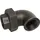 SOMATHERM Winkel-verschraub. Tg,flachd. I.i. 11/2 Nr.95, schwarz, ohne Dichtung - 80670024...