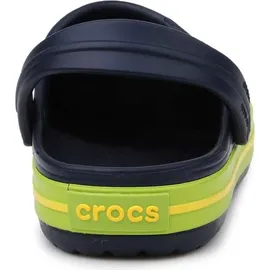 Crocs Kid's Crocband Clog Navy/Volt Green 20,5