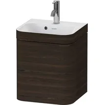 Duravit Happy D.2 Plus 40x36cm, 1 T, An re, m HL, Nussb geb.