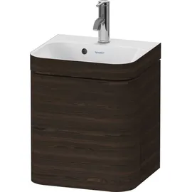 Duravit Happy D.2 Plus 40x36cm, 1 T, An re, m HL, Nussb geb.