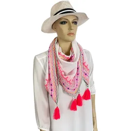 COLLEZIONE ALESSANDRO Modeschal Ibiza, " in weiß | Gr.: onesize