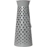 Star Trading Laterne Kunststoff, Metall 13 x 32 cm 1 Stück grau