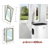 Be Cool Fensterabdichtung Hot Air Stop für mobile Klimaanlagen weiß