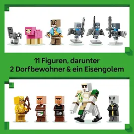 LEGO Minecraft Angriff des Magiers auf das Dorf 21596
