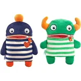 Schmidt Spiele Sorgenfresser 42370 Ping, Sorgenfresser klein, 25 cm, Plüsch Sorgenfresser 42348 Pat, Sorgenfresser klein, 23 cm, Plüsch