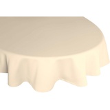 Wirth Tischdecke "NEWBURY" Tischdecken Gr. B/L: 130 cm x 190 cm, oval, beige