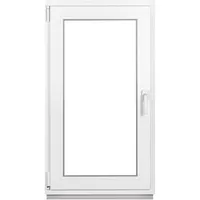 Framex Premium Kellerfenster - Kunststofffenster Weiß BxH 550 x 900 mm - Garagenfenster/Gartenhaus Fenster BxH 55 x 90 cm 3-fach Verglast - Din Links-Funktion Dreh Kipp Fenster-Alle Größen