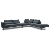Musterring Ecksofa JustB! PM100 Stoff Blau Navy