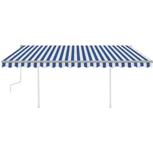 vidaXL Markise 4 x 3,5 m blau