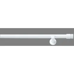 Vorhangstange GOOD LIFE "Mira" Gr. 20, weiß, L:480cm Ø:20mm, Metall, Gardinenstangen