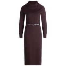 Zero Strickkleid mit Gürtel Braun 40